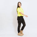 Green Hip Skinny Flex Women's Work Pants Black Size 6 Cotton Stretch UPF 50+ High-Rise