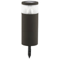 Arlec Sandor Solar Bollard Light Grey Render Sandstone Finish LVS645GY