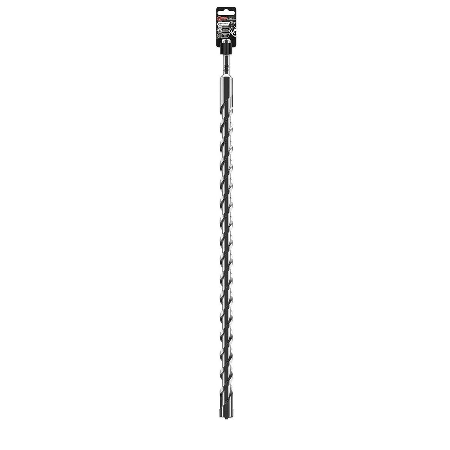 Full Boar 4 Cut Tip Drill Bit - 24mm x 600mm - Carbide - Concrete Use - SuperSaverAU - view 1