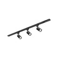 Brilliant Black Naj 3 Light Track and Spotlight Kit - 3 x 7W - 1m - Matt Black - Adjustable - SuperSaverAU - view 3