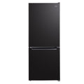 CHiQ 283L bottom mount fridge - black steel, inverter system, 5.5 star energy rating - CBM282NBS5E