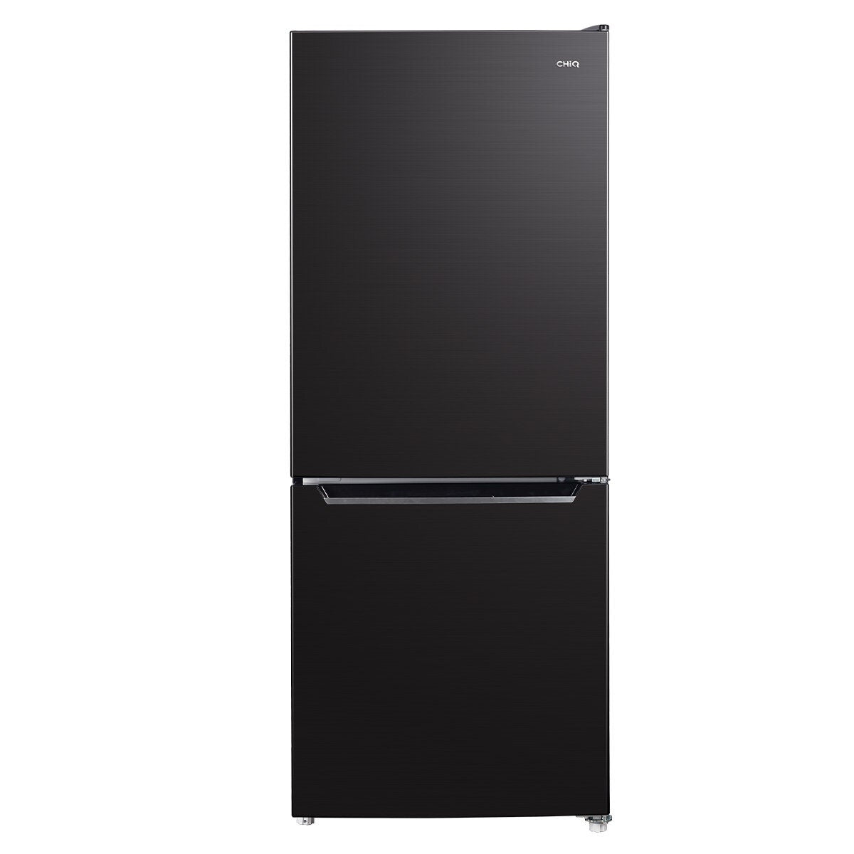 CHiQ 283L bottom mount fridge - black steel, inverter system, 5.5 star energy rating - CBM282NBS5E