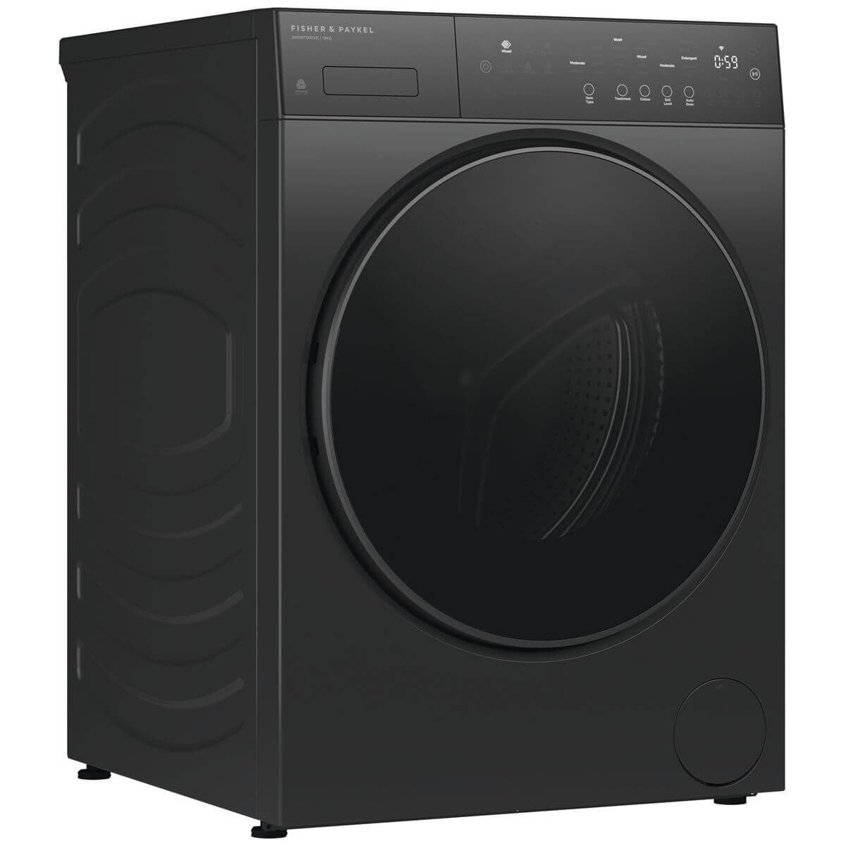 Fisher & Paykel Series 5 12kg Front Loader - Graphite, FlexiDose Auto Dosing, 5 Star Energy - WH1260PG5