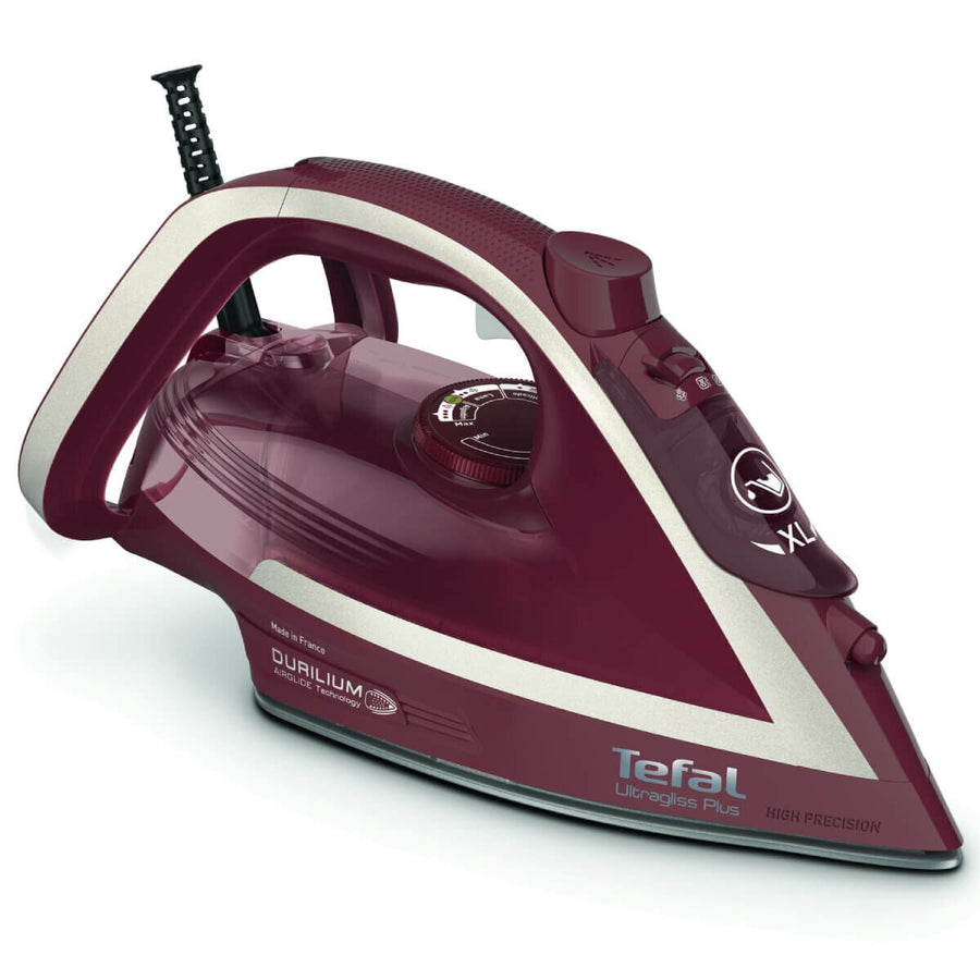 Tefal UltraGliss Anti-Calc Plus steam iron - 2400W, 205g/min steam boost, vertical steaming - FV6845