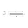 Zenith Stainless Steel 304 Grade Cup Head Bolts M12 x 150mm 12 Pack - SuperSaverAU - view 3