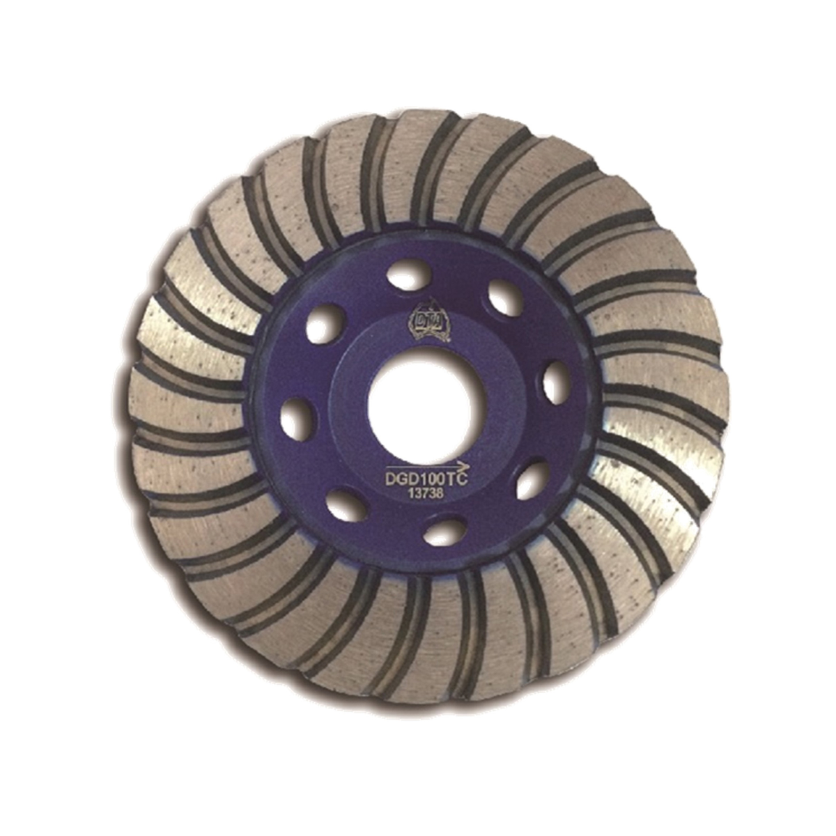 Dta Boss Turbo Diamond Cup Grinding Wheel - 125mm - Silver - Efficient Grinding - SuperSaverAU - view 1