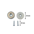 Everhang Magnetic Pull Latch Set 13.5kg Neodymium Silver Easy Install - SuperSaverAU - view 2