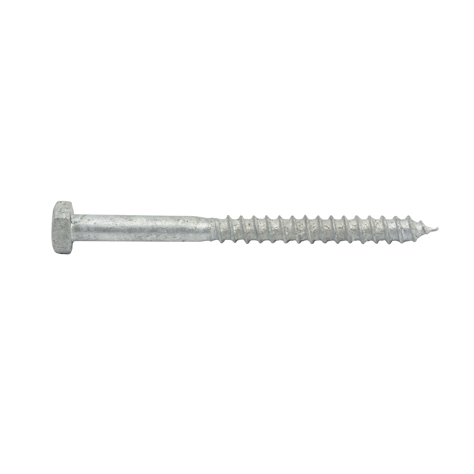 Zenith M6 x 65mm Hot Dip Galvanised Hex Head Coach Screw - 4.6 Grade Steel, Single