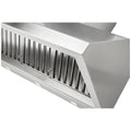 Schweigen 1200mm BBQ Canopy Rangehood - 2200m³/h Twin Motors, Stainless Steel, Touch and Remote - DBH1200