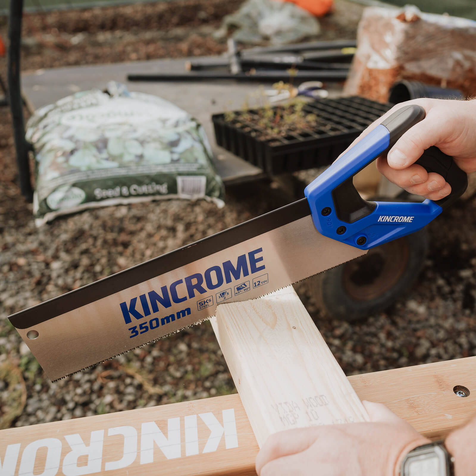 Kincrome 350mm 12 TPI SKS Steel Tenon Saw