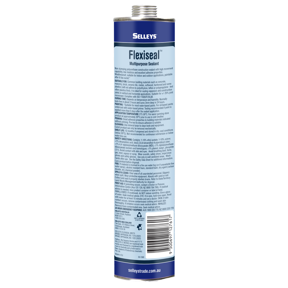 Selleys White Flexiseal Polyurethane Sealant 310ml Weatherproof Flexible - SuperSaverAU - view 2