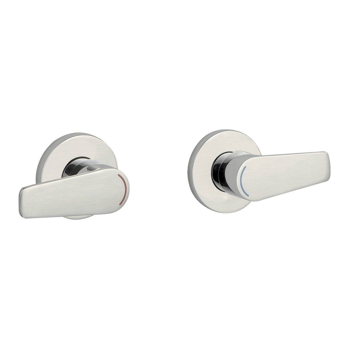 Evekare Brushed Nickel 1/4 Turn Extended Lever Wall Top Assembly - 150mm x 150mm - Easy Access - SuperSaverAU - view 1