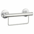 evekare 300mm Towel Rail with Grab Rail - 32mm Stainless Steel 250kg