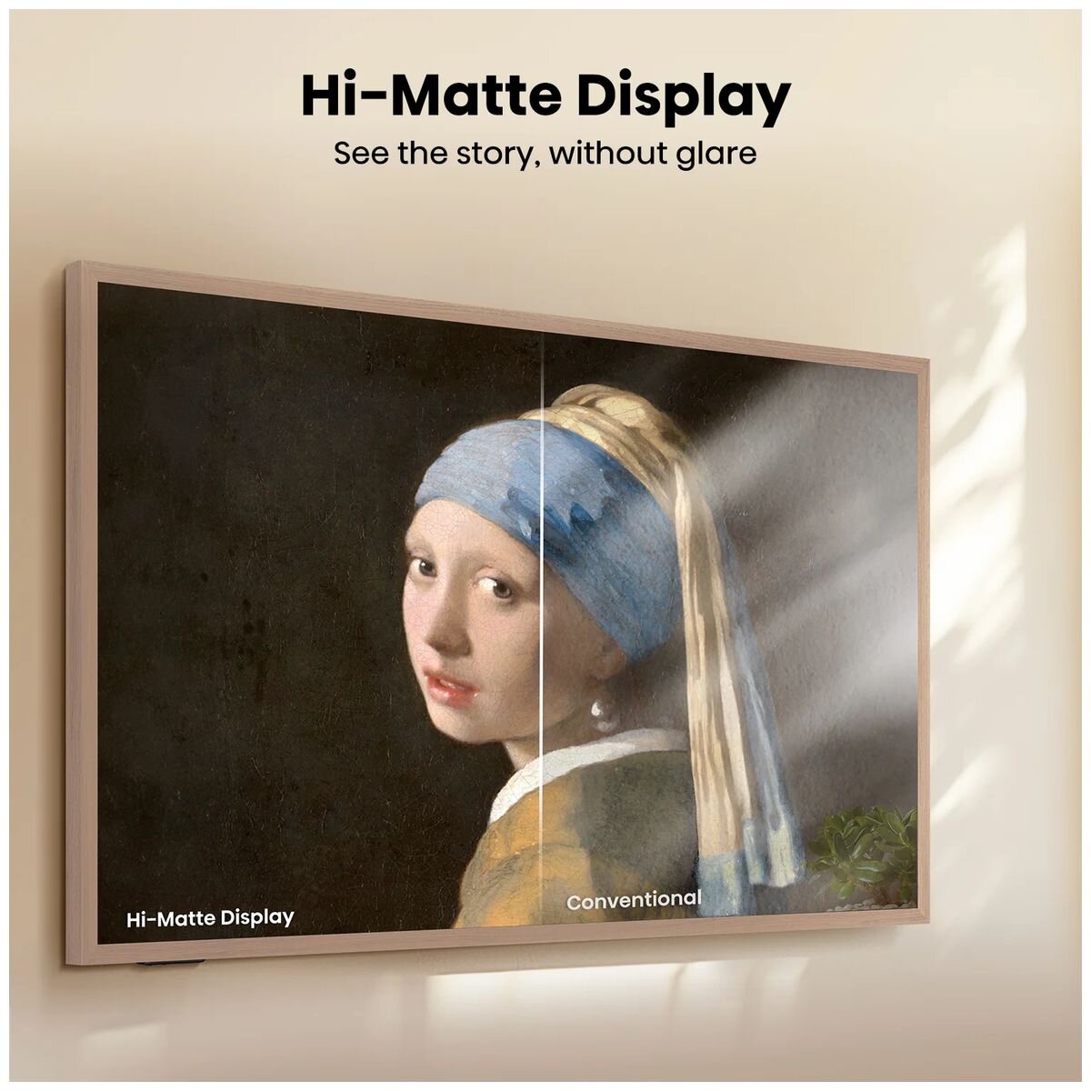 Hisense 55 Inch S7S Hi-QLED 4K Canvas TV - 144Hz, Art Gallery Mode, Hi-Matte Screen - 55S7SAU