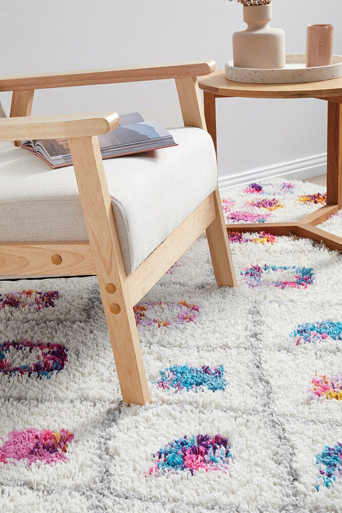 Rug Culture Vegas Large Rug 290x200cm - Multi-coloured Polypropylene Pile, Power Loomed - VEG-MOROC-290X200