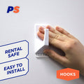 Permastik Extra Large Utility Hooks - 2 Pack - Plastic - Damage-Free - SuperSaverAU - view 3