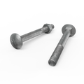 Zenith Hot Dip Galvanised Cup Head Bolts Nuts M10 x 100mm 25 Pack - SuperSaverAU - view 3