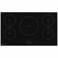 Artusi 90cm 5 Zone Induction Cooktop - Black Schott Ceran Glass, Slider Touch Control, Boost, Timer - CAID95B