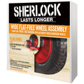 Sherlock 16" Wide Flat-Free Wheelbarrow Wheel Steel & Polyurethane