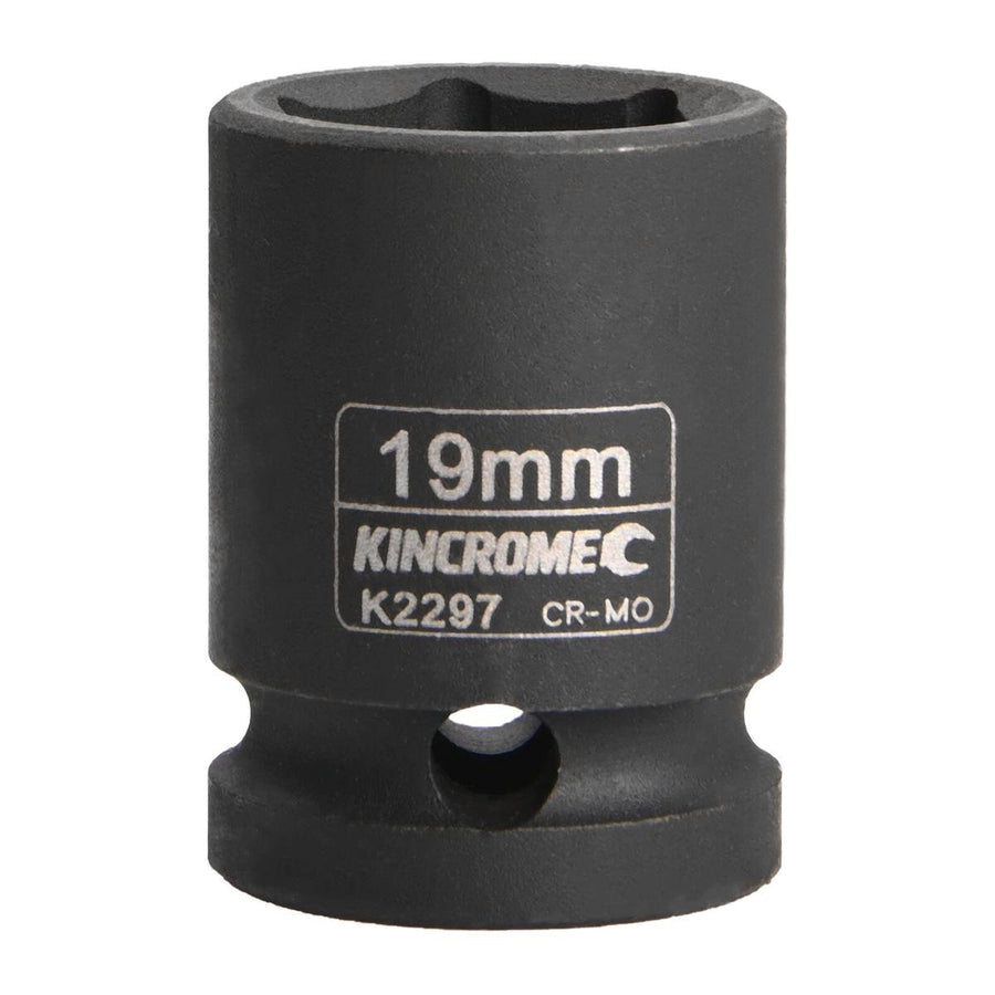 Kincrome 19mm Impact Socket - 1/2 Inch - Cr-Mo Steel - Durable Design - SuperSaverAU - view 1