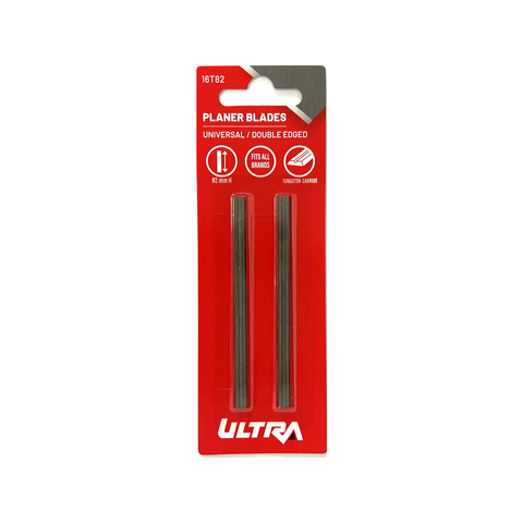 Ultra 82mm Universal Planer Replacement Blades - 1 Pair - Tungsten Carbide - SuperSaverAU - view 1