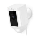 Ring Spotlight Wired Camera - plug-in 1080p HD security camera, LED spotlights, siren, white - 8SH1P7-WAU0