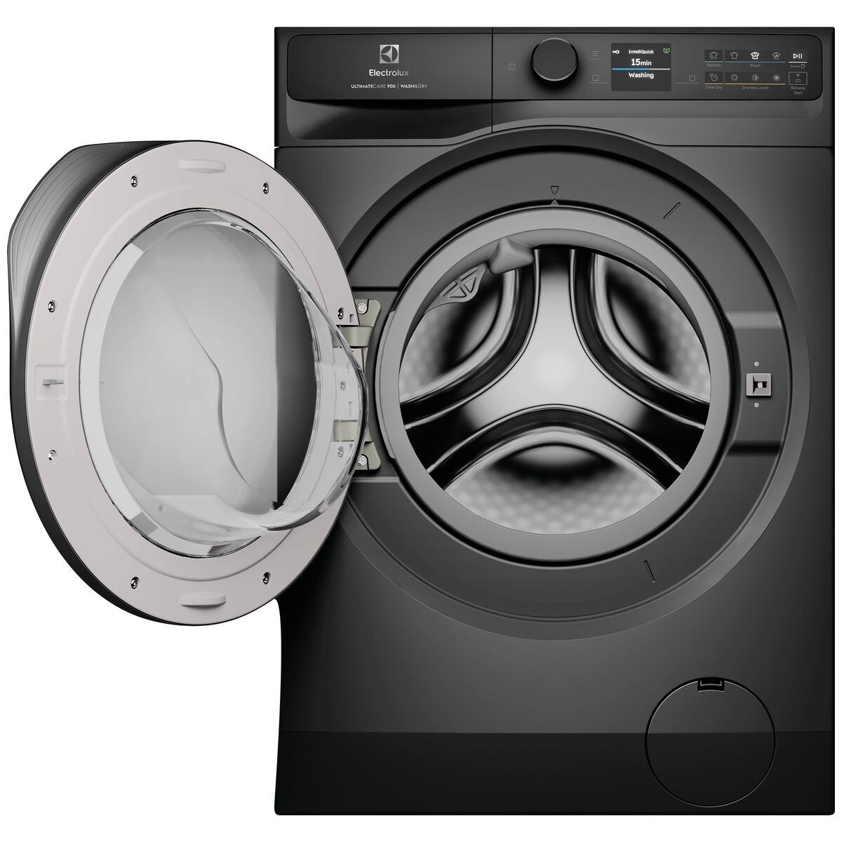Electrolux 900 Series 12kg/8kg Washer Dryer Combo - Black, IntelliDose, Sanitise - EWW1242R9SCS