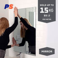 Permastik 5m x 24mm Foam Mirror Mounting Tape Indoor White