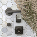 Lane 32mm Gun Metal Thick Round Knob - Zinc Alloy - Contemporary Design - SuperSaverAU - view 2