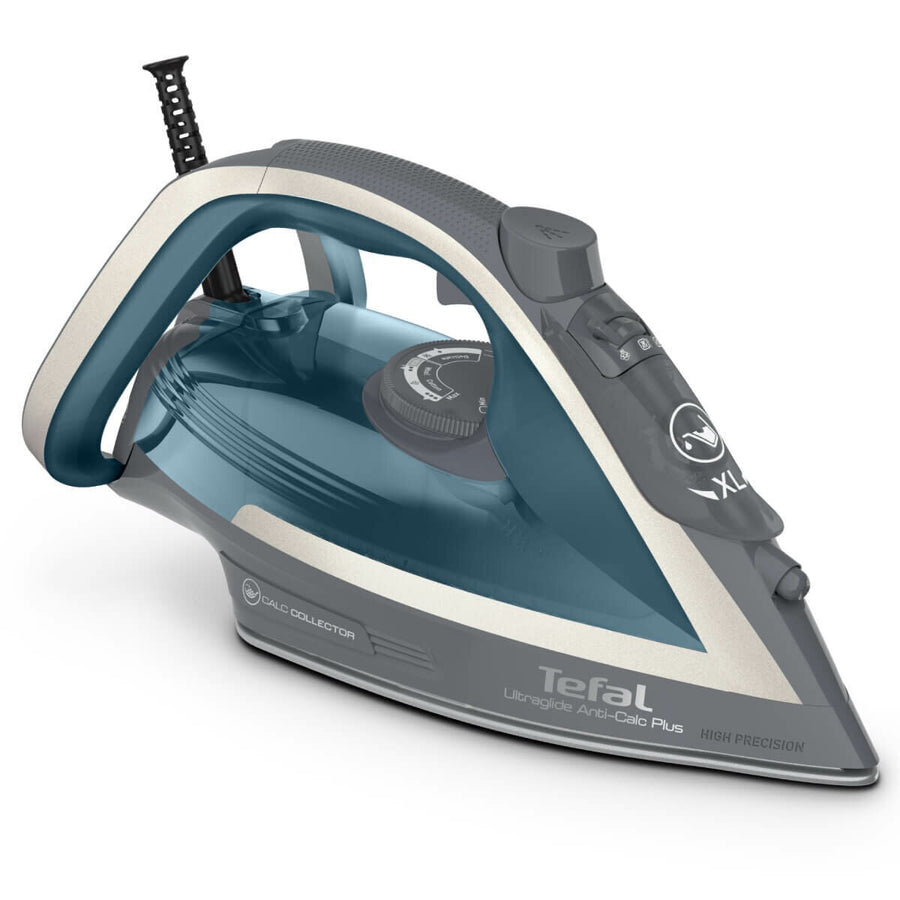 Tefal UltraGlide Plus steam iron - 2400W, 45g/min continuous steam, 165g/min steam boost - FV5844