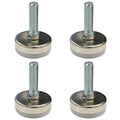 Richmond Fixed Levelling Foot 25mm Steel 4 Pack Adjustable Stable Base - SuperSaverAU - view 1