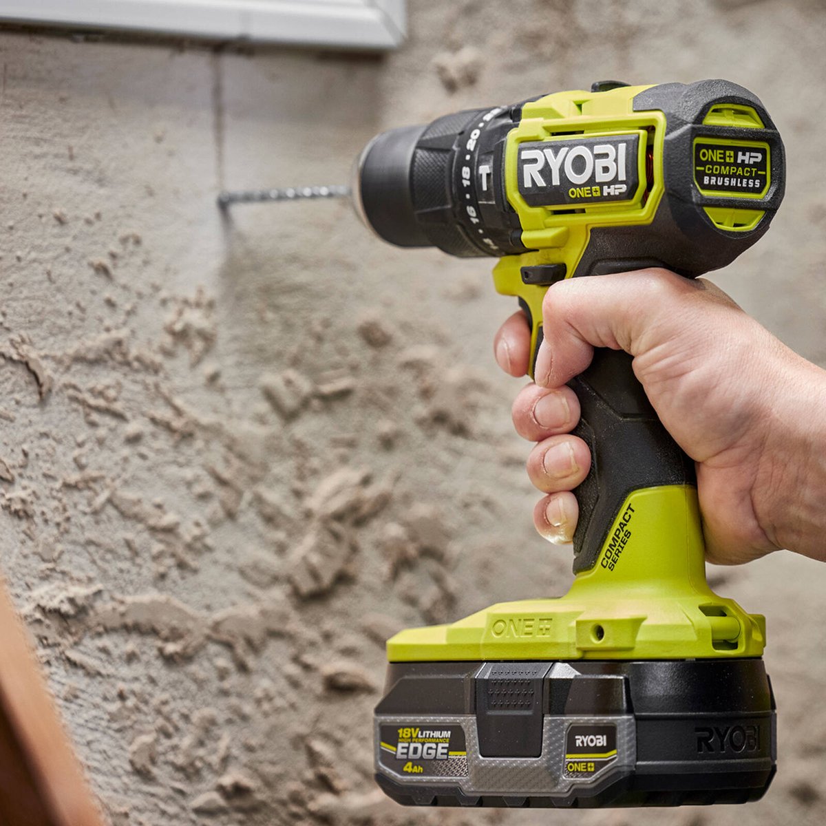 Ryobi 18V One+ HP Brushless Compact Hammer Drill RPD18C1 - 60Nm Torque - 1kg - SuperSaverAU - view 4