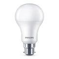 Philips A60 B22 LED Globe 1360lm Warm White 12W - 2 Pack