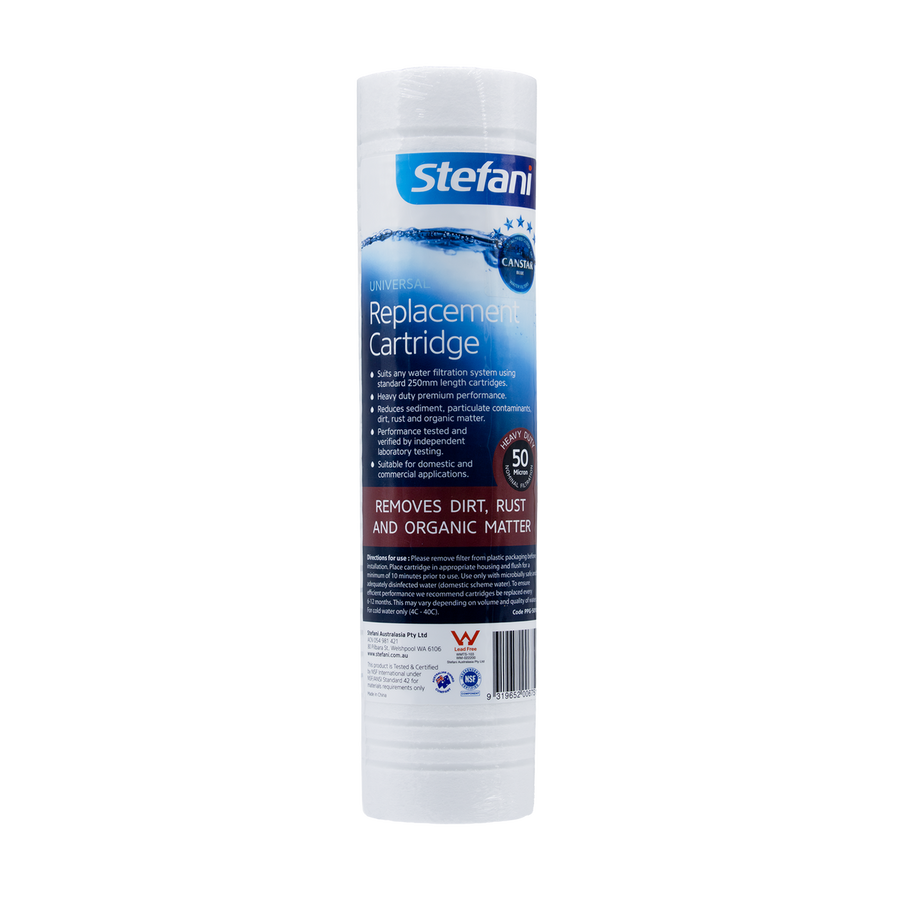Stefani 250mm 50 Micron Heavy Duty Universal Replacement Filter - SuperSaverAU - view 1