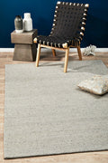 Rug Culture Studio Large Rug 280x190cm - Grey Felted Wool, Hand Woven Flatweave - STUD320GRY280X190