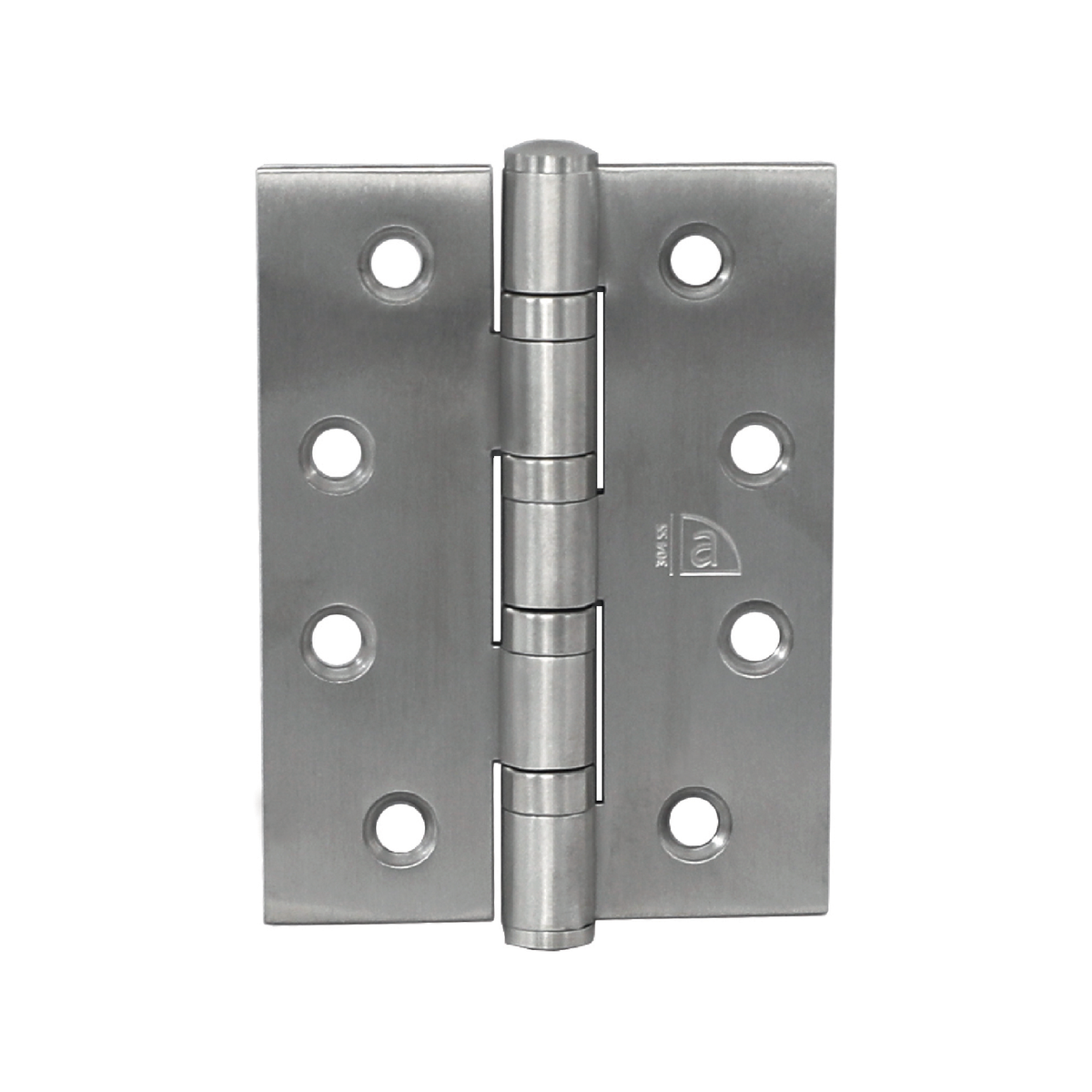 Austyle Heavy Duty Hinge 100x75mm 304 Stainless Steel - Satin Chrome - 2 Pack - SuperSaverAU - view 1