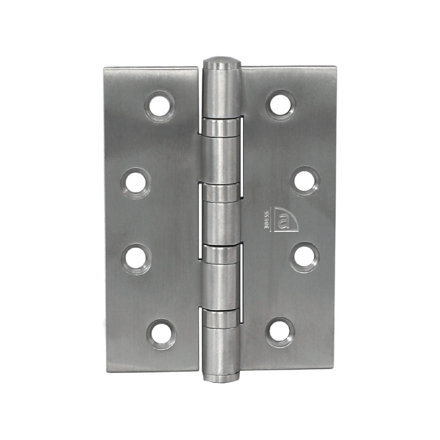 Austyle Heavy Duty Hinge 100x75mm 304 Stainless Steel - Satin Chrome - 2 Pack - SuperSaverAU - view 1