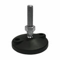 Easyroll 80mm Round Adjustable Foot With 50mm M12 Bolt