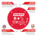 Diablo 184mm 60t Ultra Finish Circular Saw Blade - TiCo Carbide - Steel - SuperSaverAU - view 3