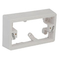 DETA Wide Mounting Block for 6212B 34mm Deep White Polycarbonate 6062B