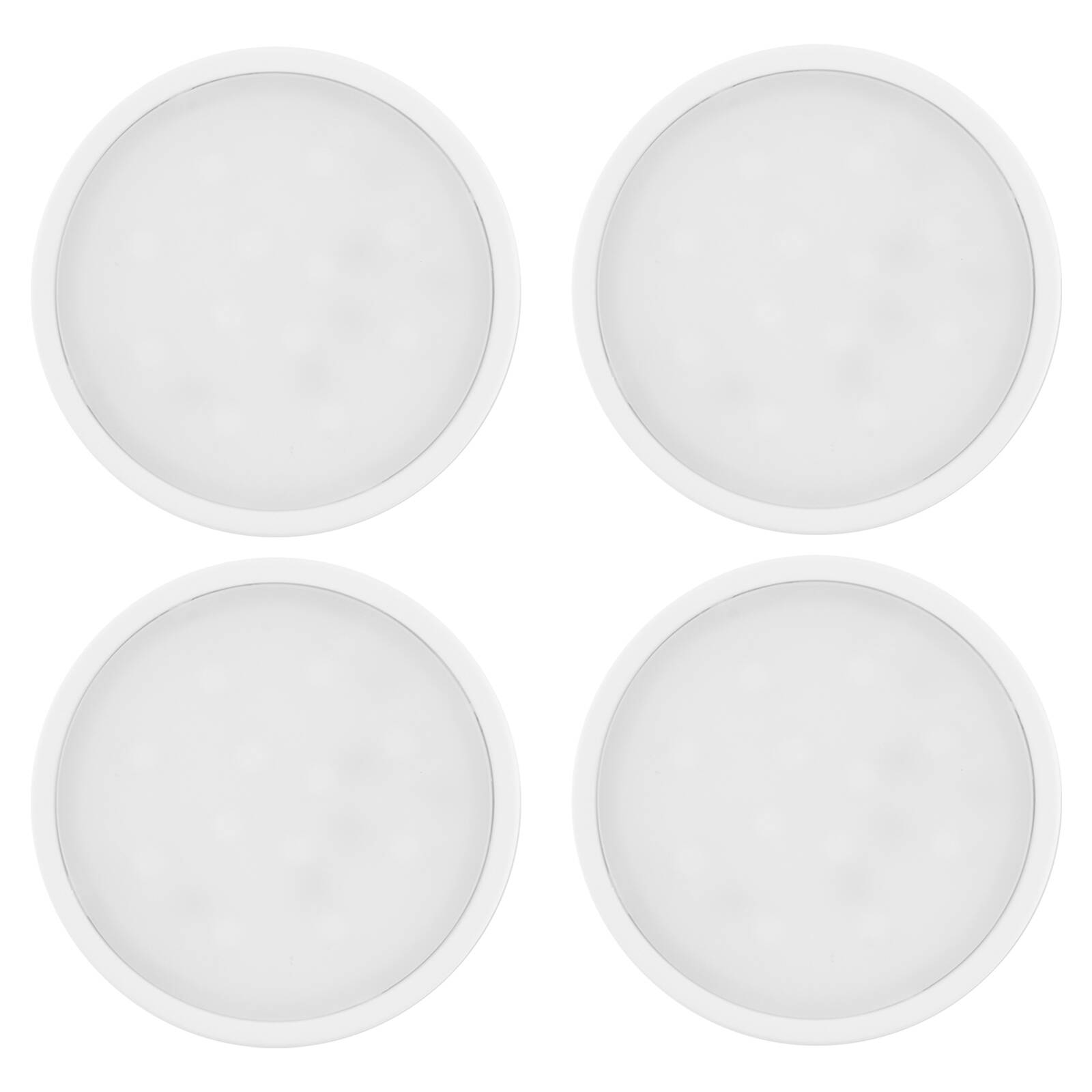 Arlec Warm White Puck Lights, 500lm, Corded, Indoor, 4 Pack UC507