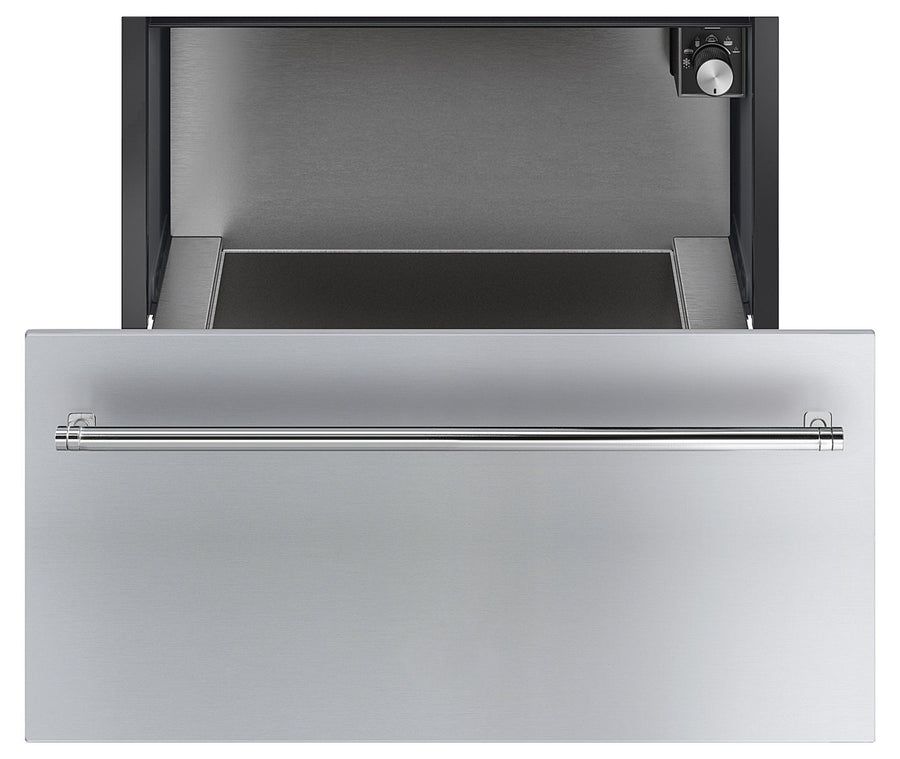 Smeg 60cm warming drawer 51L - stainless steel, variable temperature up to 80°C - CR329X