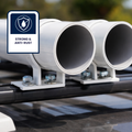 Grunt 100mm Universal T-Slot Conduit Carrier - 2 Pack