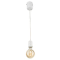 Brilliant Maggie Matt White Plug-In Suspension Pendant 21395/05