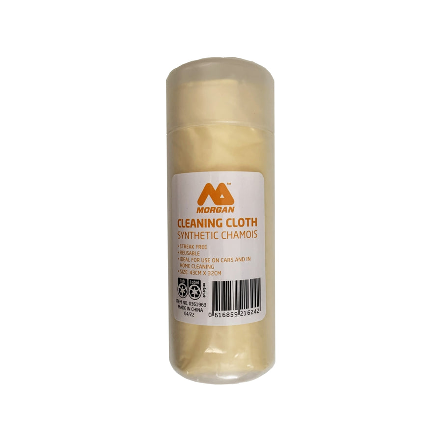 Morgan 60 x 175mm Yellow Super Absorbent Chamois Cleaning Cloth