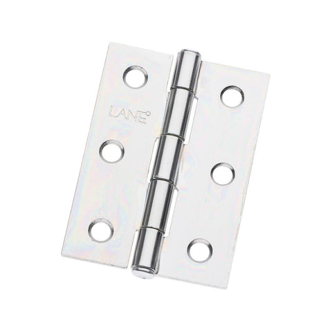 Lane Butt Hinge - Zinc Plated - 70 x 50 x 1 6mm - Home Security - 2 Pack - SuperSaverAU - view 1