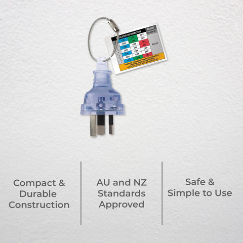 DETA Clear 240V Power Outlet Tester Plug DET240