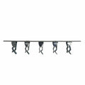 Everhang 425mm 5 Sliding Bars Broom Holder - Silver - Steel - SuperSaverAU - view 1