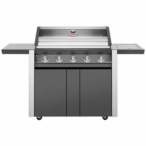 Beefeater 1600 Series 5 Burner LPG BBQ - Graphite Finish, Side Burner, Quartz Ignition - BMG1651DA