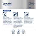 Dulux Effects 300g Silver Bright Finish Spray Paint for Decor & Craft